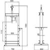 KraftWell KRWPR20 Пресс 20 т. с ручным приводом