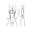 Бокорезы,рукоятка с покрытием из ПВХ. 2667B-2678B