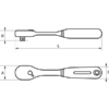 Реверсивная рукоятка  SBS750