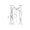 Плоскогубцы с удлиненными изогнутыми губками, 45°, 2477G-200