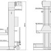 KraftWell KRW6M5.5 Колонны подкатные г\п 6х5,5 т. электромеханические