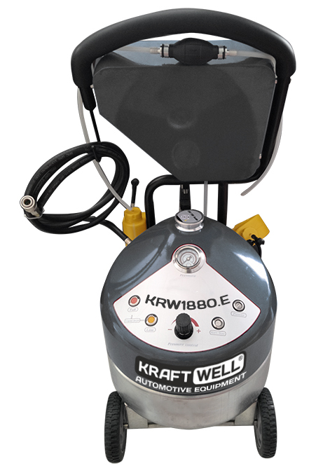 KraftWell KRW1880.E Установка электрическая для прокачки гидросистем автомобиля. Объем 18 литров. 220В.